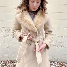 Country Pacer Wool Coat With Fur Collar