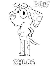 Cheerful puppy bluey is waiting for you. Bluey Coloring Pages 40 Images Free Printable