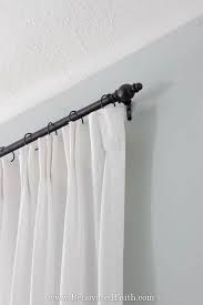 how to make diy pinch pleat curtains