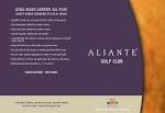 Aliante Scorecard - Elite Golf Management