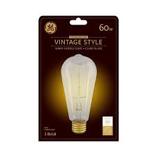 Ge 60 Watt St19 Vintage Light Fixture Incandescent Light Bulb 12 Pack In The Incandescent Light Bulbs Department At Lowes Com