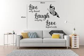 Live Laugh Love Wall Sticker Decal