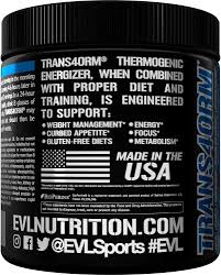 evlution nutrition trans4orm powder