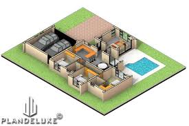 3 Bedroom House Plan For 3 Bed 2