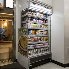 glass refrigerated display cabinet at