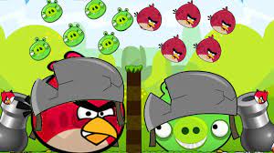 Angry Birds Collection Cannon 1 - THROW STONE AND BLAST THE BAD PIGS! -  YouTube