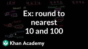 Rounding To Nearest 10 And 100 Video Khan Academy