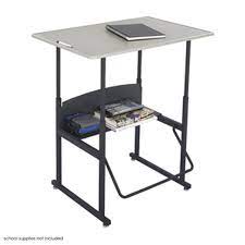 Spaces that promote movement both energize and empower students, as well as encourage collaboration and boost engagement among classmates and educators. 1206be Alphabetter Student Stand Up Desk 24 X 36 With Standard Top L Affordable Desks Safco Products