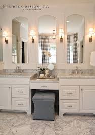 A 48 double sink bathroom vanity is a great choice for siblings and those with smaller bathrooms. Live Beautifully Center Hall Colonial Master Bath Vanity And Layjao