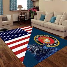 marine corps rug with the warrior dingmun