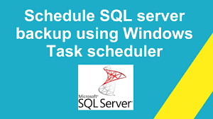 how to schedule sql server backup daily