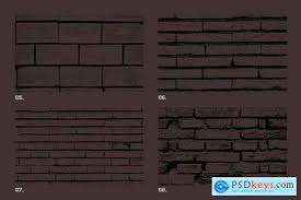 vector brick wall textures x12 free
