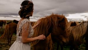 wedding photoshoot with horses ae