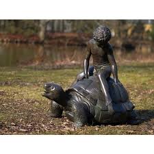 Giant Turtle Bronze Statue Fountain
