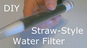 water filter the diy straw style