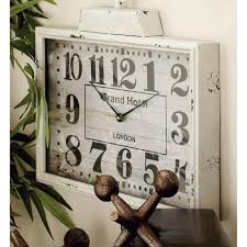 Farmhouse White Og Wall Clocks For
