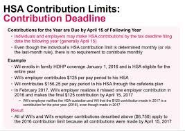 employer hsa contribution by tax deadline