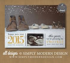 Baby Announcement New Year Cards Merry Christmas Happy