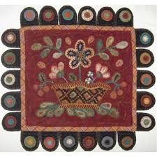 seed basket penny rug kit holly hill