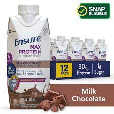 ensure max protein nutrition shake with
