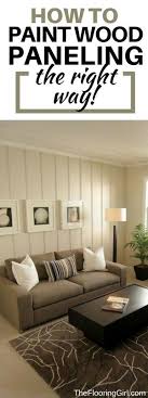 to paint wood paneled walls and shiplap