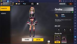 garena free fire complete character
