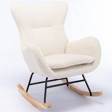 faux fur rocking chair
