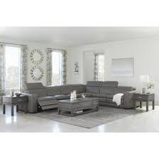 7 Piece Power Reclining Sectional Room