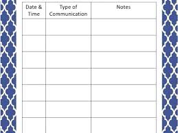 Download By Call Log Book Template Communication Diary Teacher