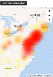 Verizon fios outage map. GG east coast ...