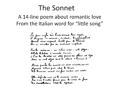 the sonnet powerpoint presentation