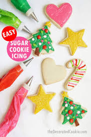This recipe makes enough frosting to decorate about 2 dozen cookies, depending on the size. Best Sugar Cookie Icing Easy Recipe For Cookie Decorating