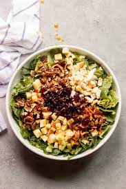 chopped spinach apple salad quick