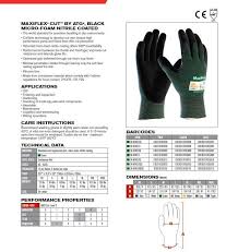 Maxiflex Cut 34 8743 Cut Resistant Work Gloves By Atg Free Shipping Ansi Cut Level A2