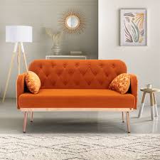 55 inch velvet sofa couch with elegant