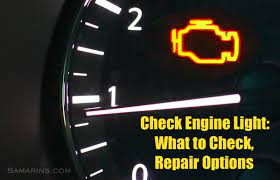 check engine light what to check first