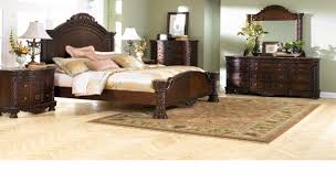 Five piece set includes sleigh bed, dresser, mirror and 2 night stands. Ashley North Shore Furniture Bedroom Collection