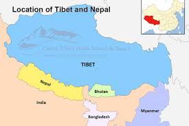 travel from nepal to tibet how far is