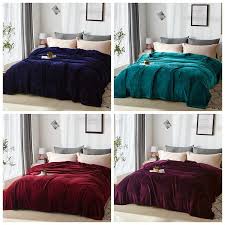 Queen King Blanket Flannel Fleece Super