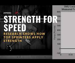 faster sprinters use strength for sd