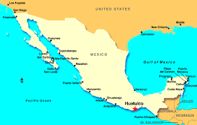 map of huatulco mexico bayside