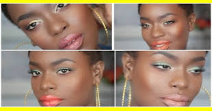 summer makeup looks for dark skin