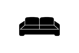 Sofa Monochrome Icon Graphic By Hoeda80