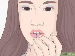 how to fake a lip piercing with makeup
