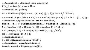 Full Mathematica Code For Solving The