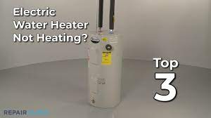 electric water heater not heating