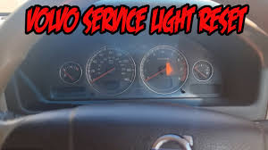 service light reset on volvo 02 07 v70