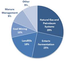Pie Chart Of U S Methane Emissions By Source 29 Percent Is