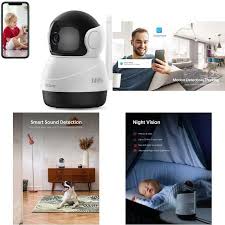 View or playback the camera live video anytime and anywhere. 2021 Upgraded Pet Camera Victure 1080p Wi Fi Home Security Camera Sound Dete Ebay