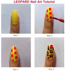 diy colourful leopard nail art tutorial